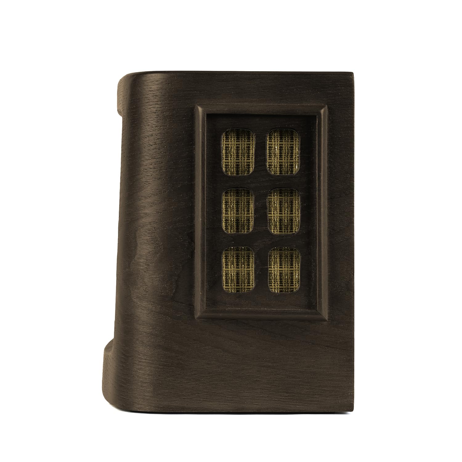 Vintage Wood Retro Bluetooth Speaker with Wireless Charging Pad | AM/FM Radio | AUX Input | Handcrafted Ashtree Wood | Mid Century Modern Design for Home, Office & Outdoor Use