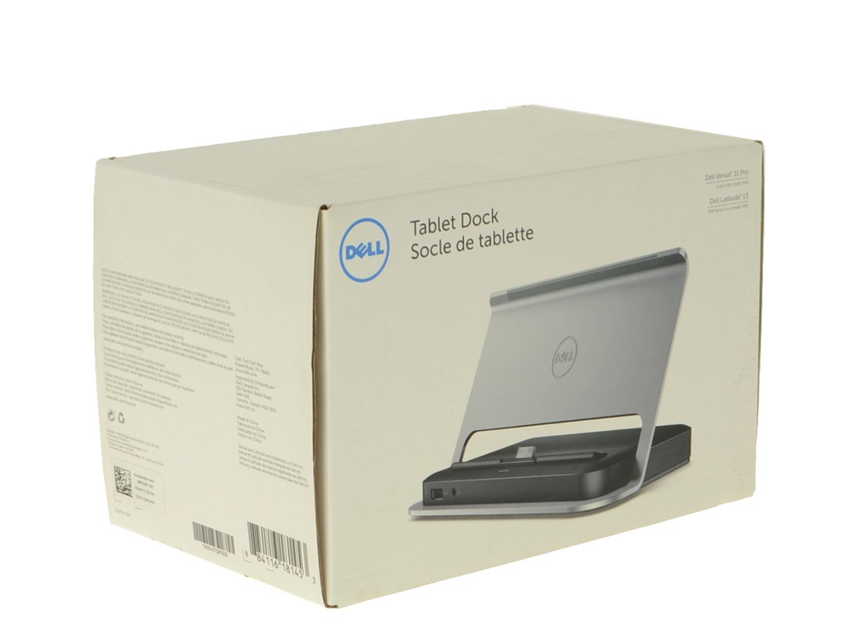 Original Dell OEM Venue 11 Pro K10A Tablet Docking Station with Power Adapter 3KVK6 - Compatible with Dell Venue 11 Pro 7130/7139 Tablets - Perfect for Home Office, Business Travel & Mobile Productivity