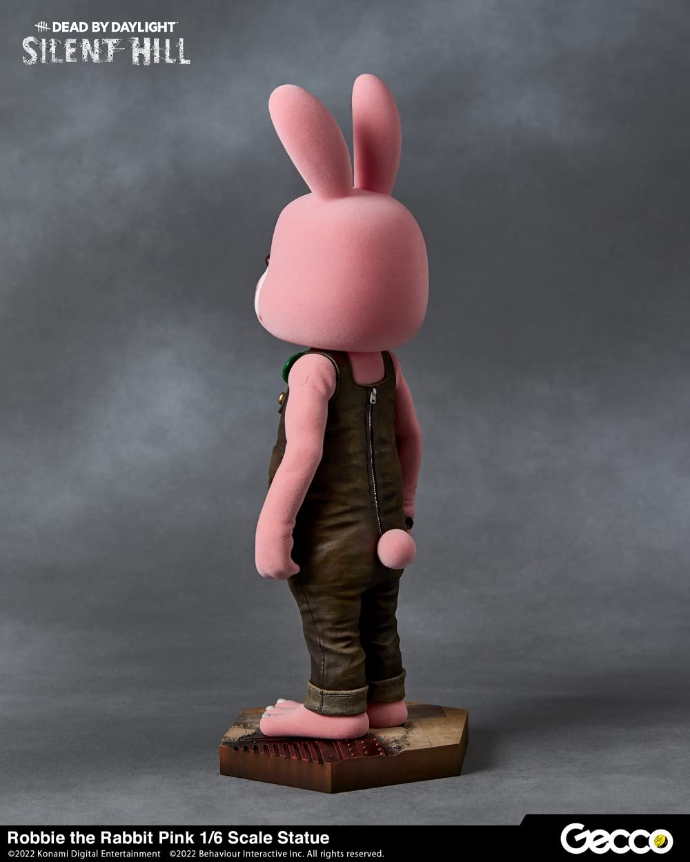 Gecco Silent Hill x Dead by Daylight Robbie Rabbit 1/6 Scale Collectible Statue - Pink Edition | Horror Game Merchandise for Display & Gaming Room Decor