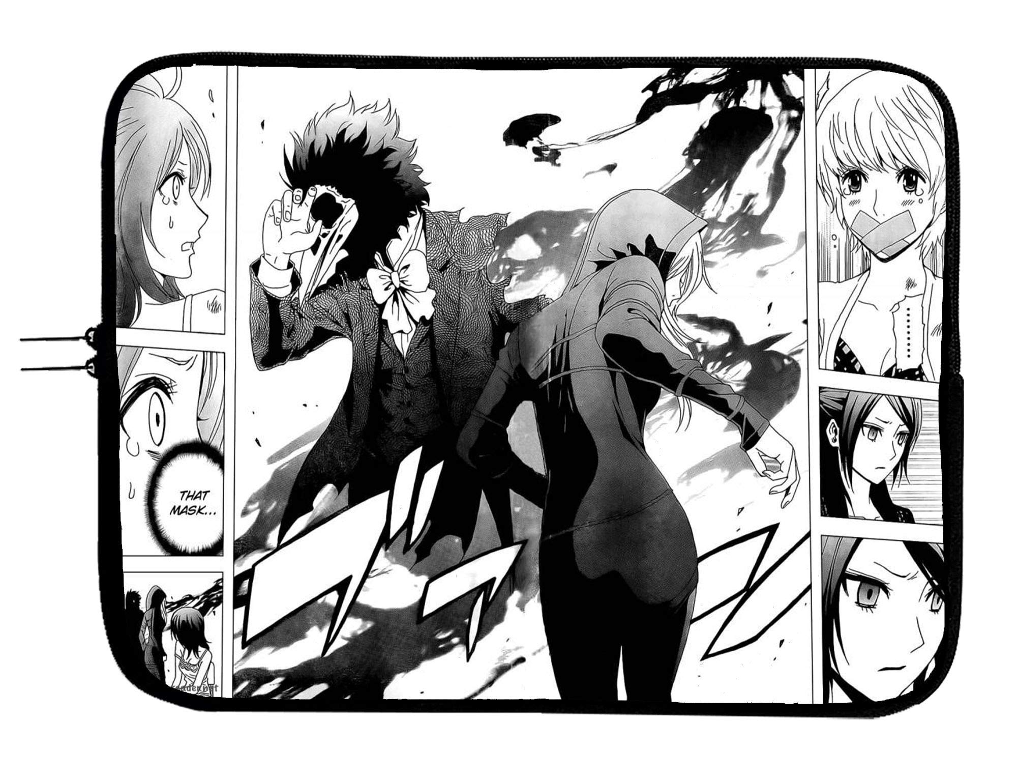 Tokyo ESP Anime Laptop Sleeve Bag 15 Inch with Mousepad Surface - Stylish Anime Computer Case for School, Work & Travel