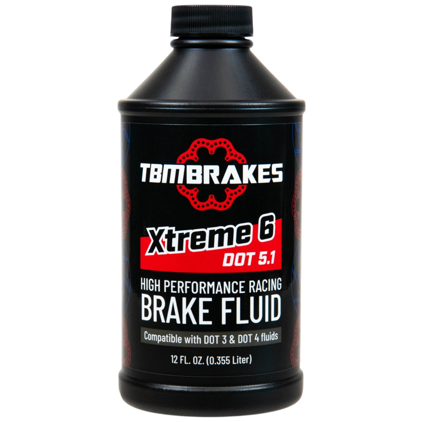 TBM DOT 5.1 Extreme 6 Brake Fluid - 12 Bottles Case | High Performance Brake Fluid for Racing, Motorcycles & Heavy Duty Vehicles | Perfect for Track Days, Off-Roading & Extreme Driving Conditions