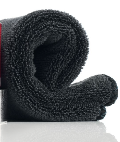 Premium Microfiber Face Cloth - Ultra Soft & Absorbent Facial Towel for Makeup Removal & Skincare (Black) | Ideal for Daily Cleansing, Travel & Gym Essentials