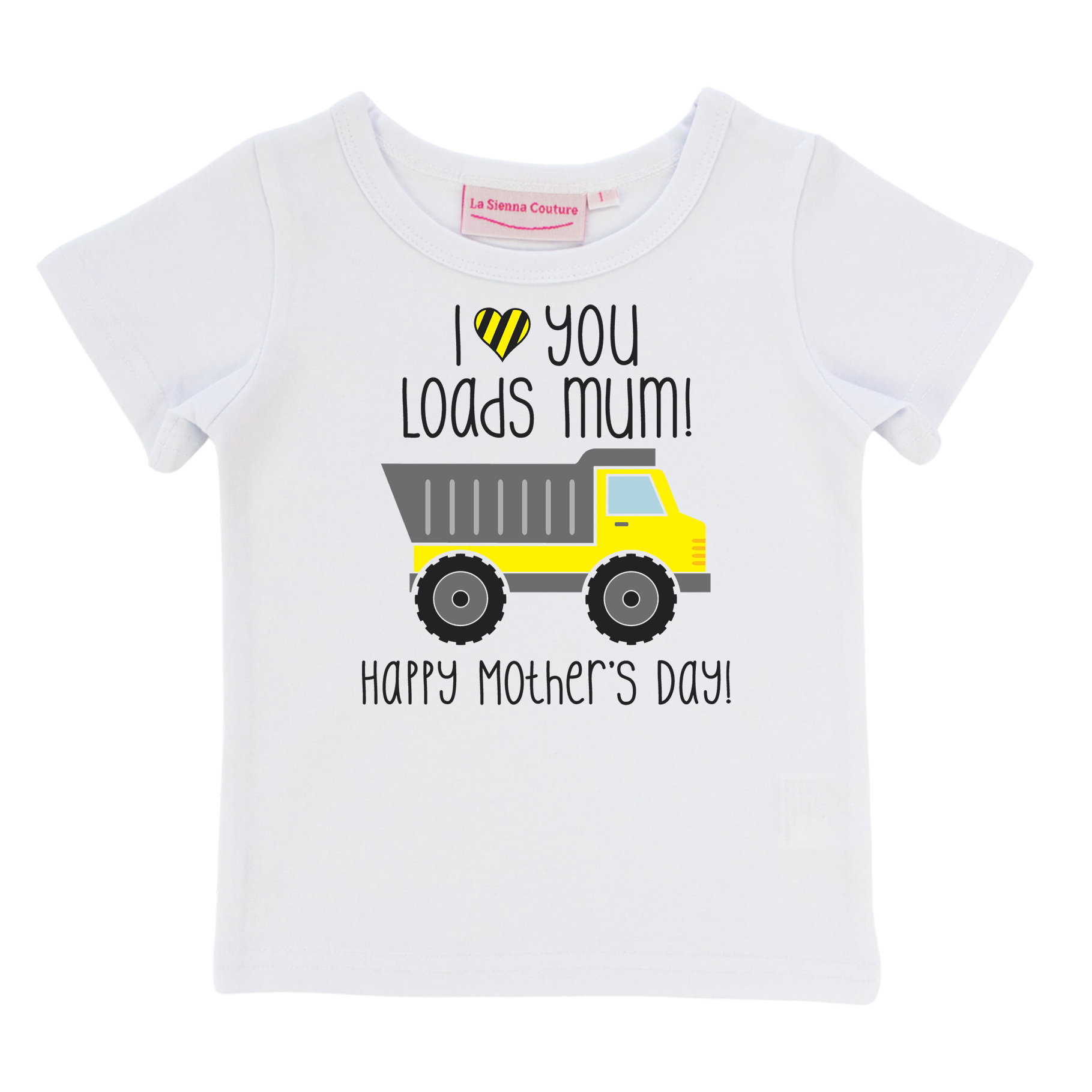 Custom Unisex 'I Love You Loads Mum' T-Shirt - Perfect Gift for Mother's Day, Birthday & Family Appreciation