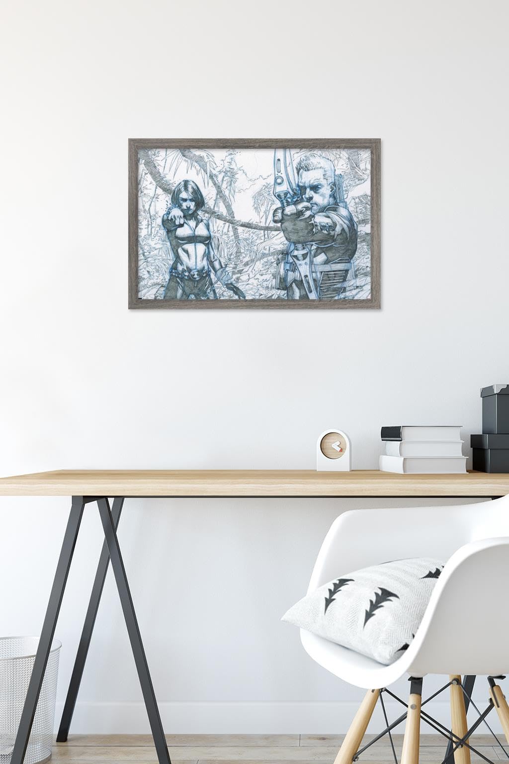 Marvel Comics Hawkeye and Black Widow Wall Poster - 22.4