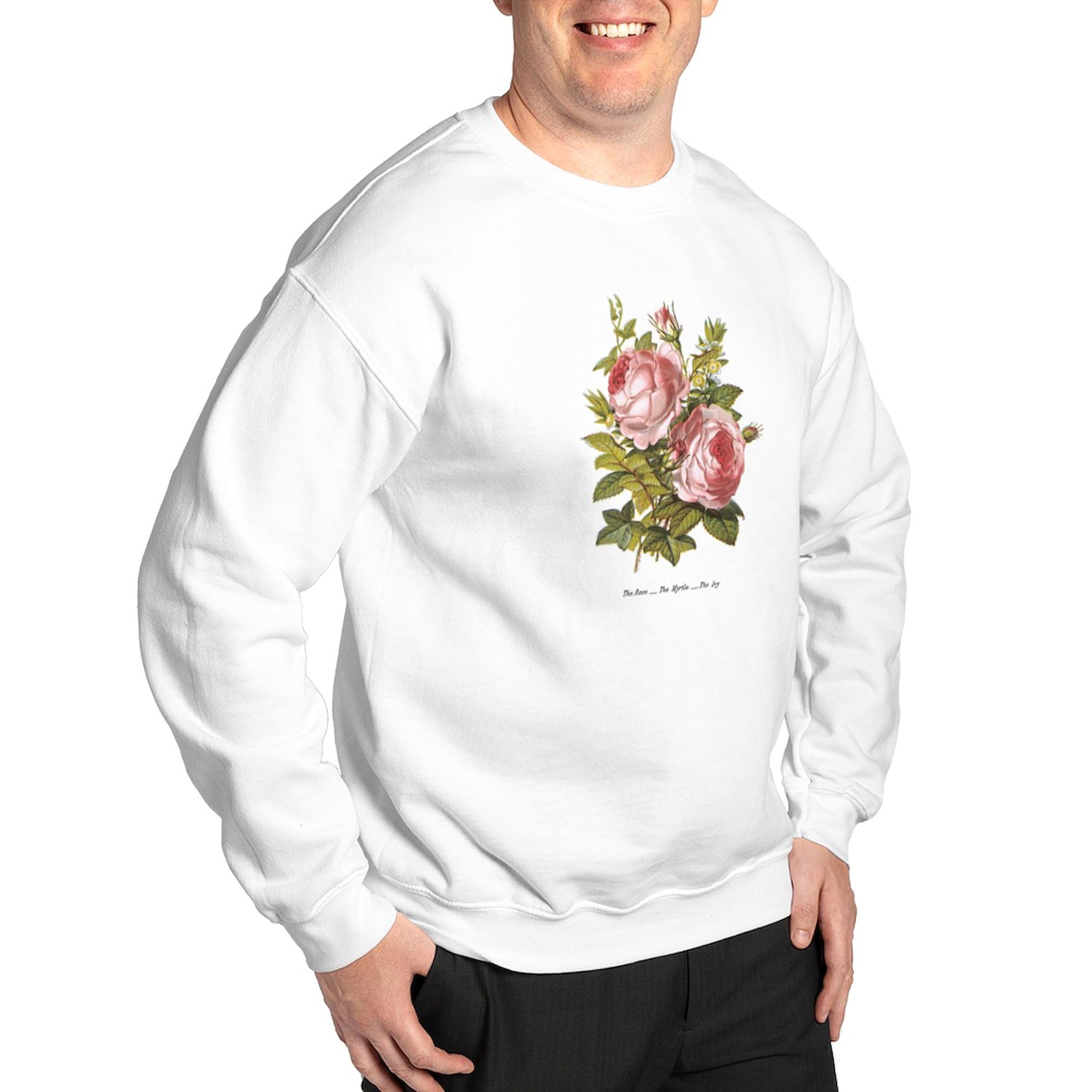 Rose Myrtle Ivy Sweatshirt - Classic Crewneck Lightweight Pullover for Women | Perfect for Casual Wear, Coffee Dates & Fall Layering