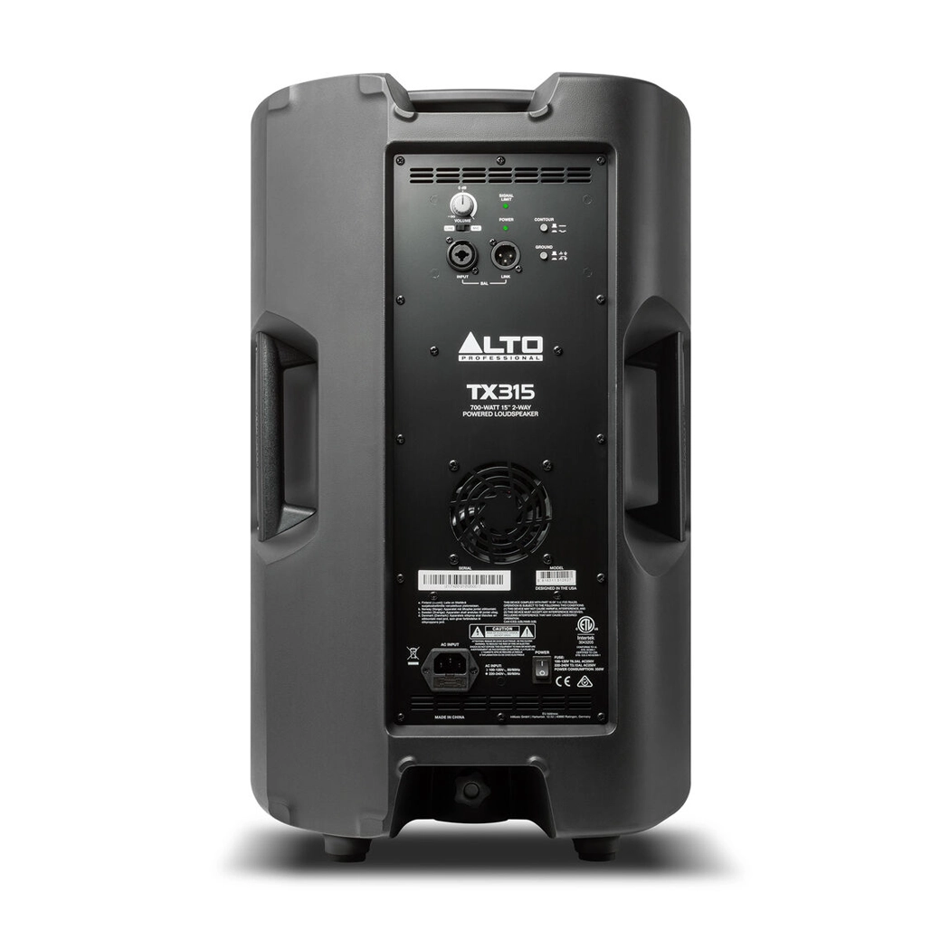 Alto Professional TX315 700W 2-Way Powered PA Loudspeaker - Perfect for Live Music, DJ Performances & Outdoor Events