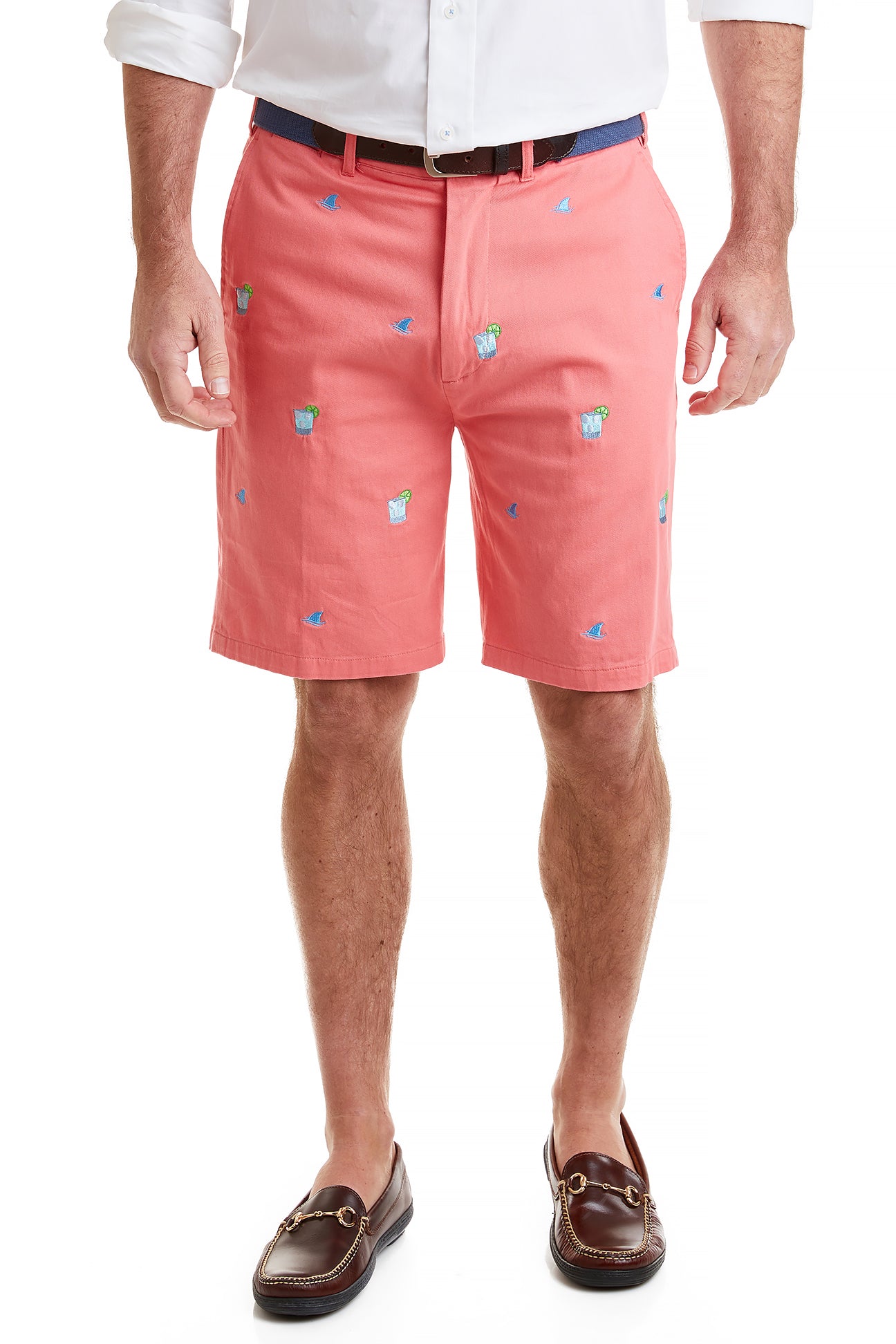 Cisco Short Stretch Twill Sunset with Fin & Tonic - Stylish Swim Trunks for Men, Perfect for Beach, Pool, and Summer Vacations