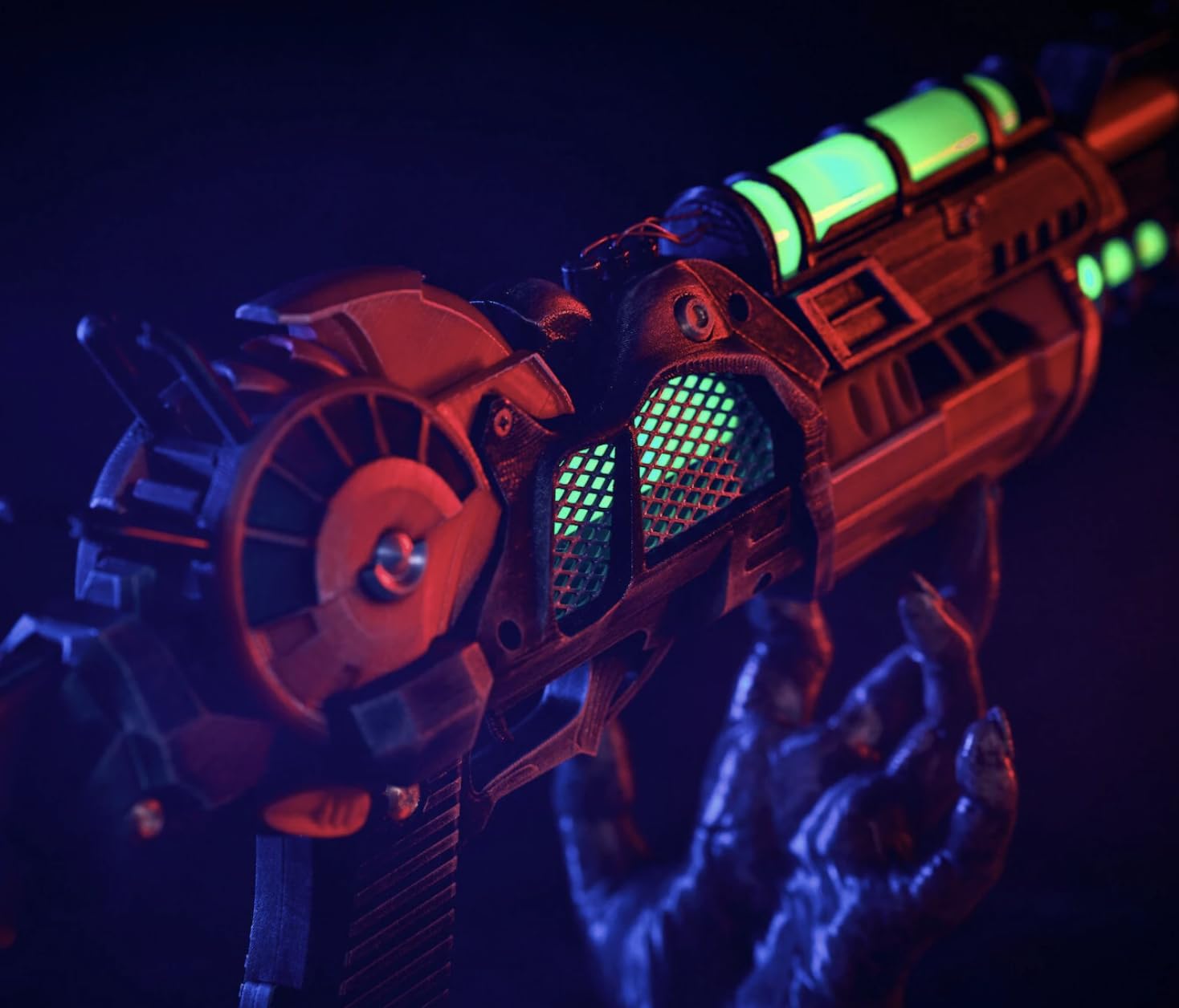Ray Gun Mark 2 LED Lights - Handmade Call of Duty Zombies Prop Replica - Premium Cosplay Collectible by Greencade - Perfect for Gaming Decor, Zombie-Themed Parties & Collector Displays