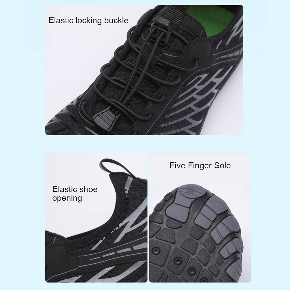 Barefoot Hiking Shoes for Women & Men - Wide Toe Box Zero Drop Water Shoes | Non-Slip Breathable Minimalist Trail Running & Travel Shoes (White) | Perfect for Outdoor Adventures, Beach Walks & Gym Workouts