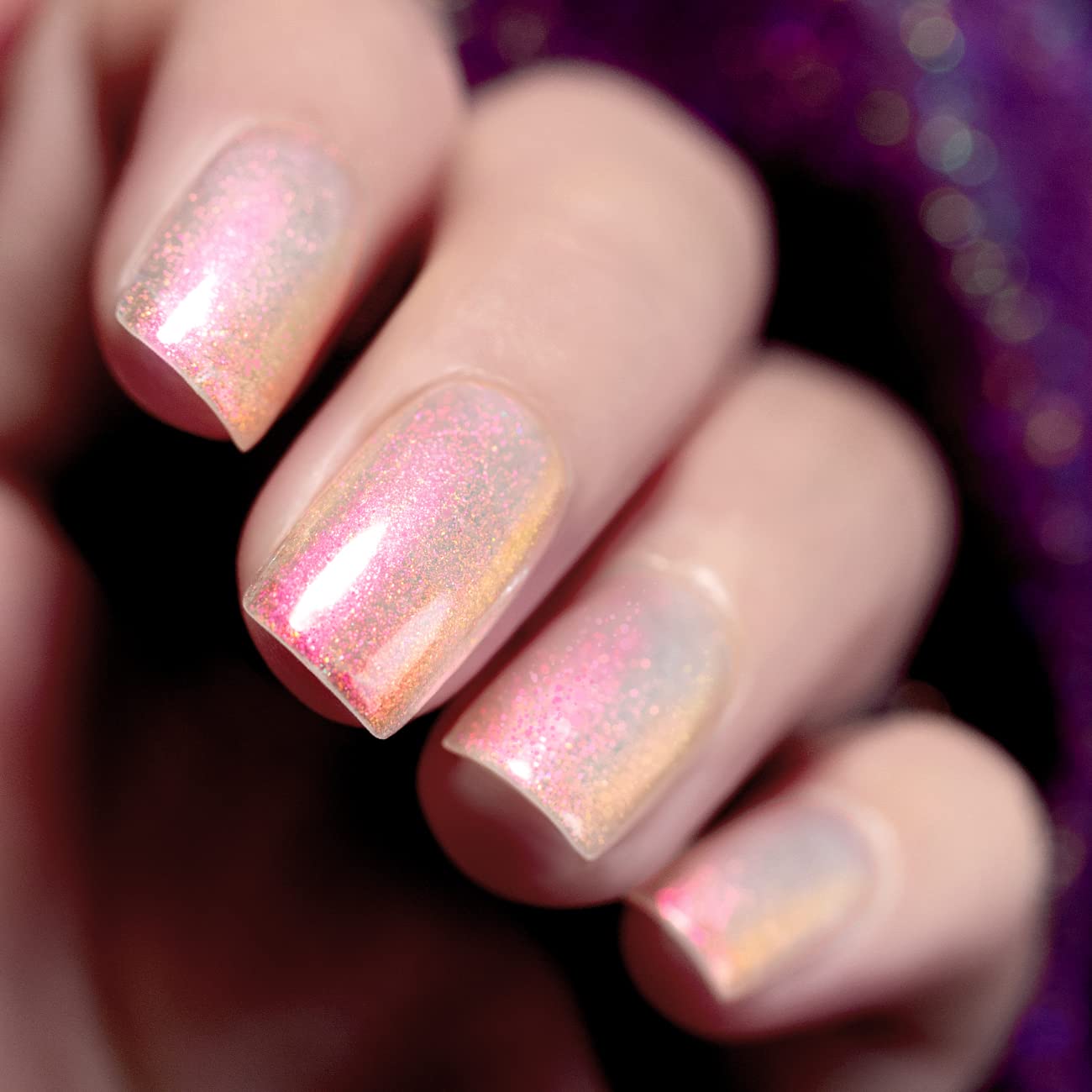 RARJSM Glitter Gel Nail Polish - Pearl Mermaid Shimmer UV LED Cured Nail Art Polish (7.5ml) for Salon & Home Manicure - Perfect for Parties, Weddings & Special Occasions