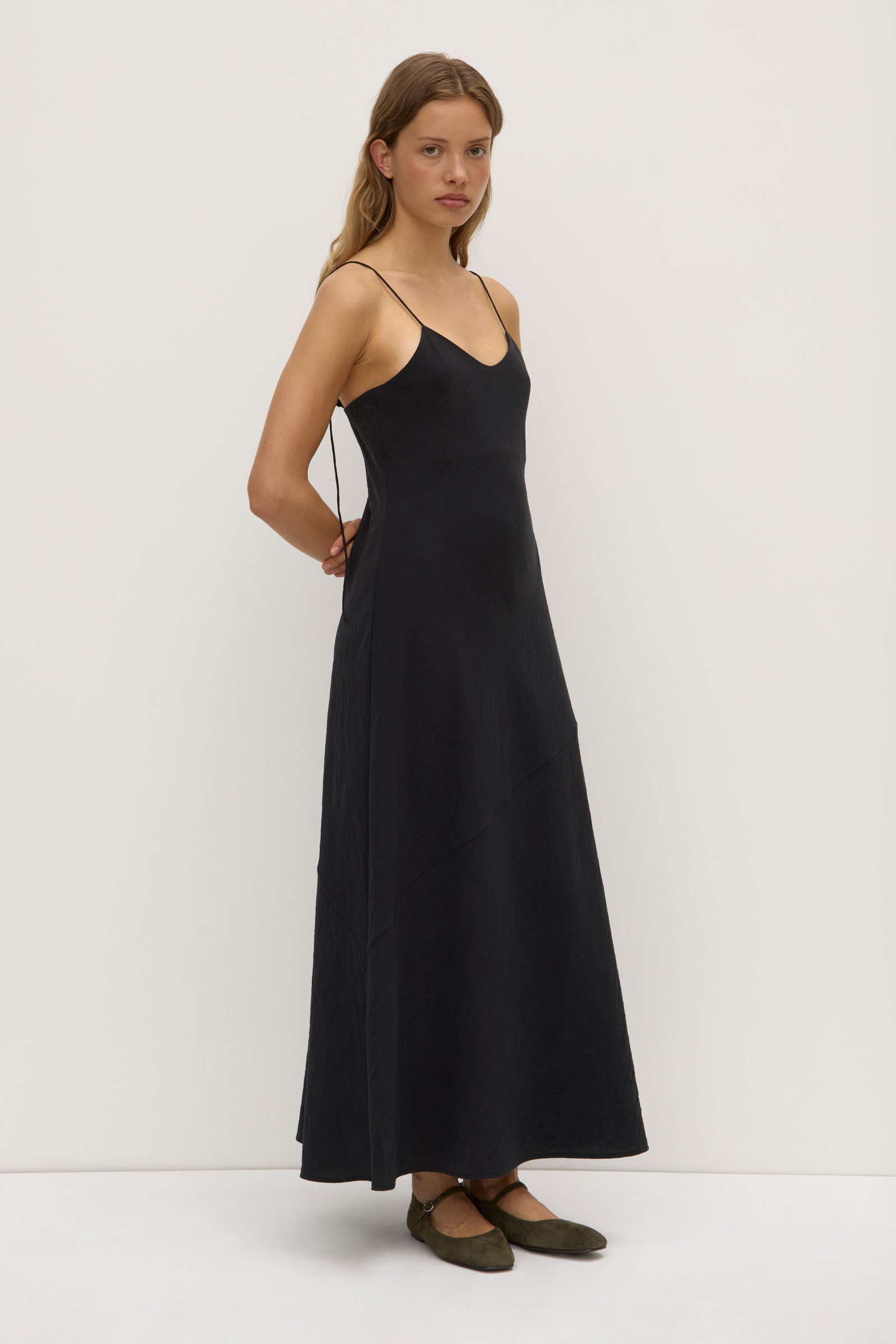Heather Silk Blend Maxi Dress - Women's Elegant Flowy Long Dress for Weddings, Parties & Special Occasions | Comfortable & Stylish Summer Evening Wear