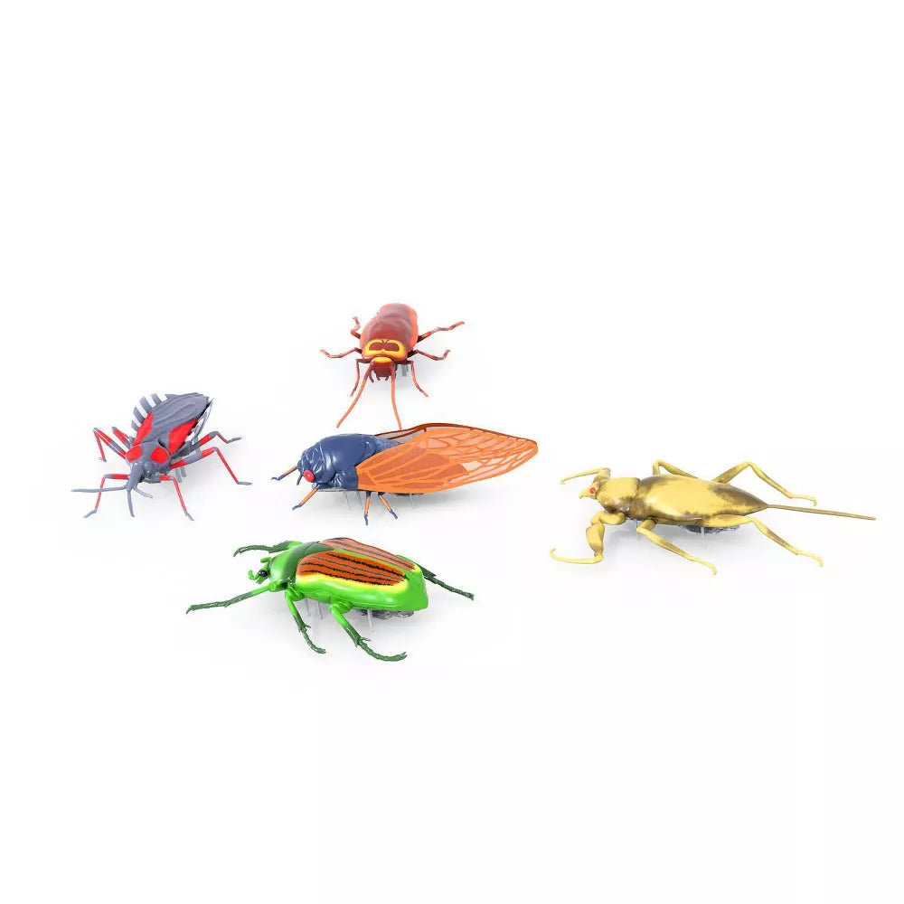 HEXBUG Nano Realistic Robotic Bugs 5-Pack - Interactive STEM Toys for Kids, Educational Science Gifts for Boys & Girls - Perfect for Indoor Play, Birthday Parties & STEM Learning Activities