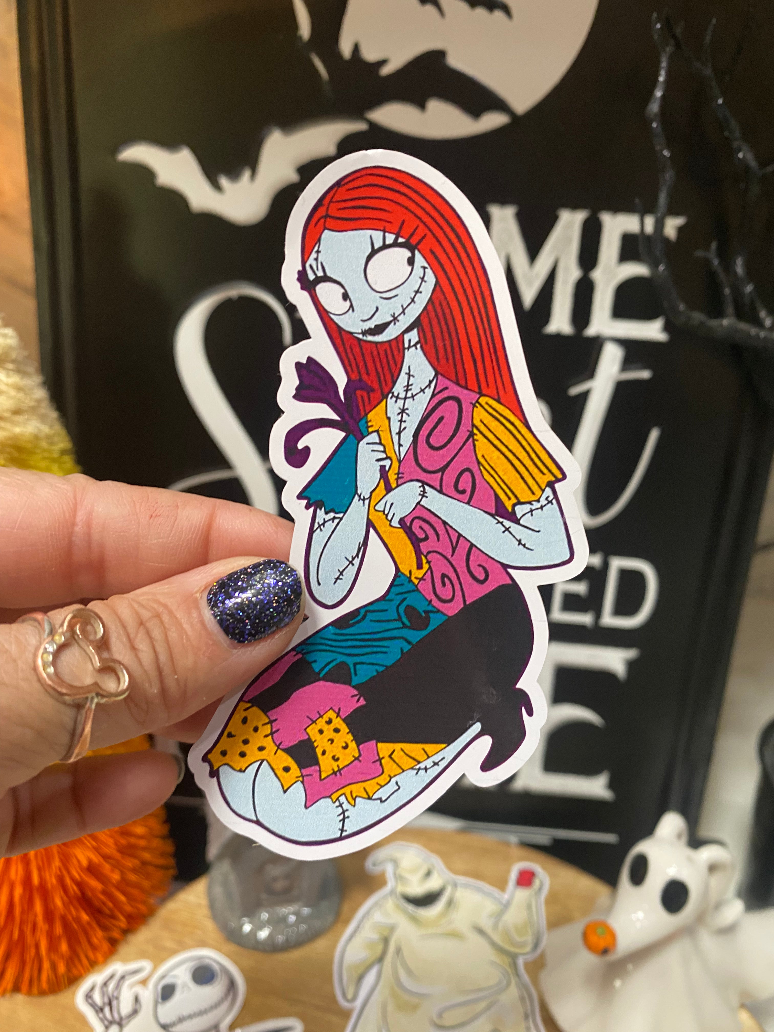Nightmare Sticker Set - Spooky Halloween Decals for Laptops, Water Bottles & Scrapbooking - Horror Themed Vinyl Stickers for DIY Crafts & Party Decor