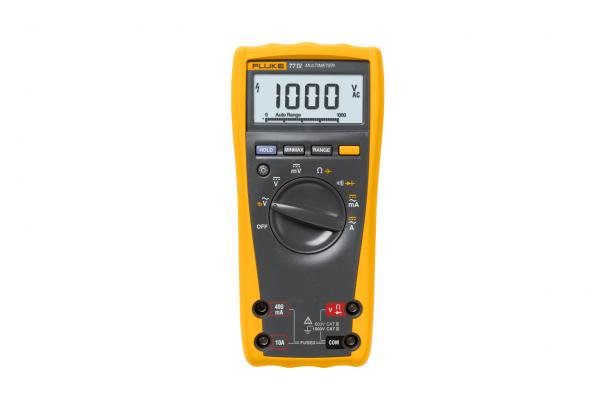 Fluke 77-4 Digital Multimeter with True RMS, 1000V CAT III Safety Rating - Perfect for Electricians, HVAC Technicians & Industrial Maintenance