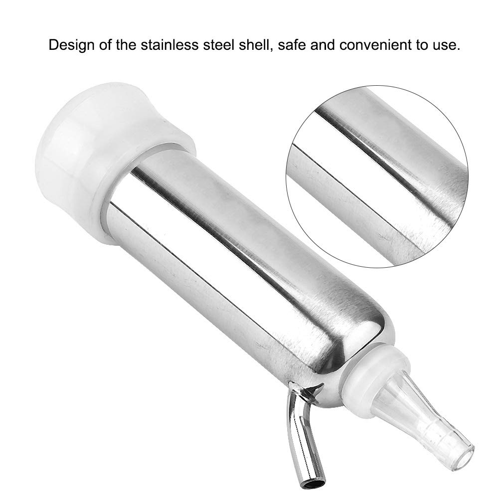 EBTOOLS Electric Milking Machine Accessories - Stainless Steel Cup Shell & Inflation Liner with Milk Pulse Controller (20×5.5×5.5cm) - Perfect for Dairy Farm, Goat Milking & Livestock Equipment Maintenance