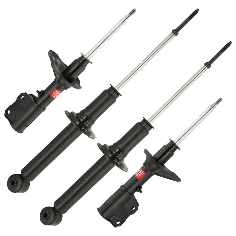 New Set of 4 Excel-G Shocks Struts for Dodge Colt & Mitsubishi Mirage - BuyAutoParts 77-62211AQ | Premium Suspension Upgrade for Smooth Ride & Enhanced Handling - Perfect for City Commuting & Road Trips