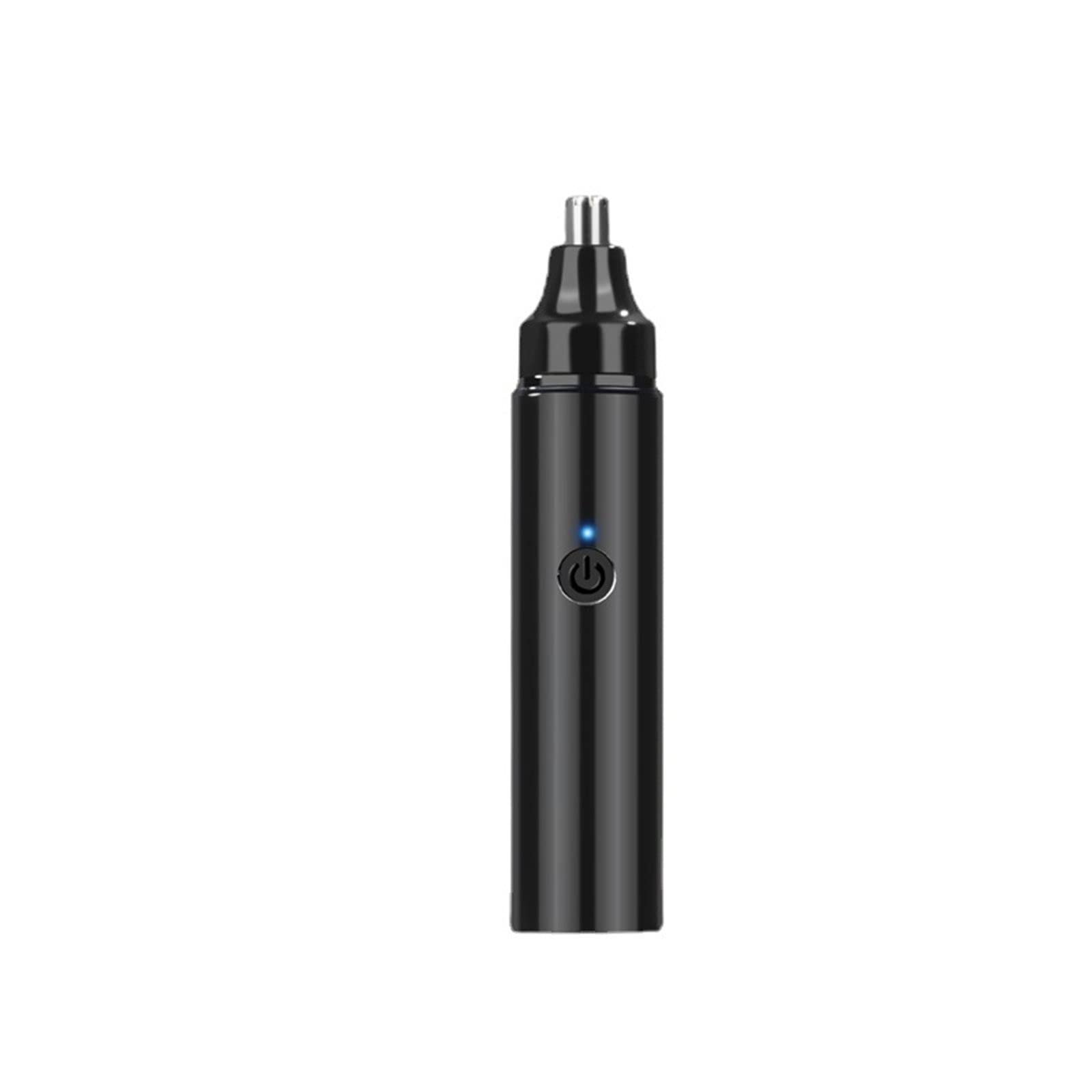 Rechargeable USB Electric Nose and Ear Hair Trimmer for Men - Mini Facial Grooming Tool for Personal Care - Perfect for Travel, Home & Office Use