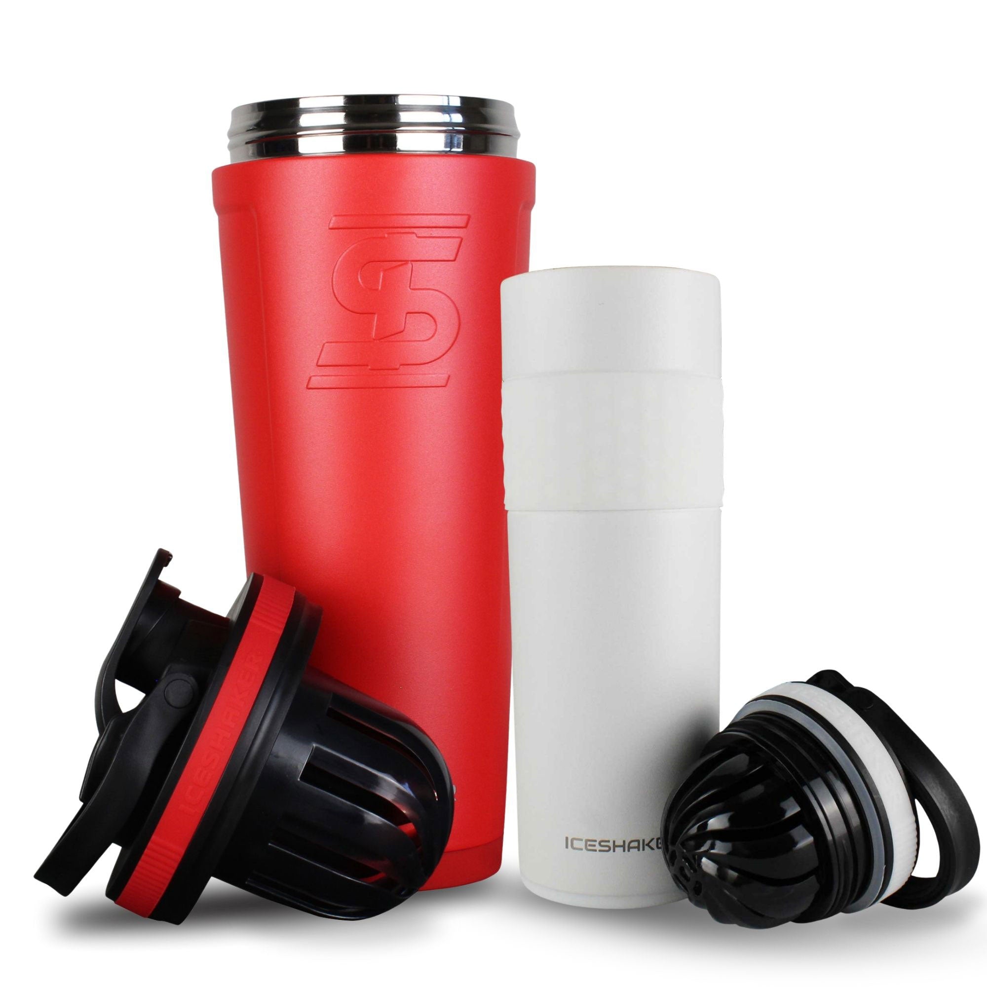 Premium His & Her Protein Shaker Bottle Set - 20oz Leak-Proof Mixing Cups for Gym, Workouts & Post-Training Recovery - BPA-Free Fitness Accessories for Couples