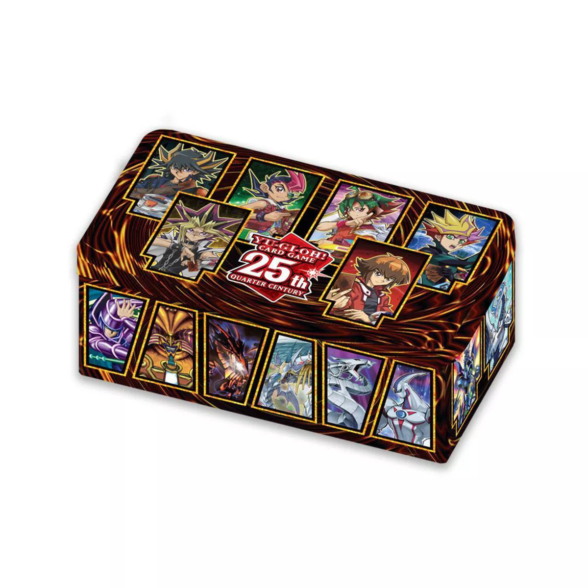 Yu-Gi-Oh! 25th Anniversary Dueling Heroes Collectible Tin - Limited Edition Trading Card Game Box for Collectors & Players | Perfect for Tournaments, Gifts & Display