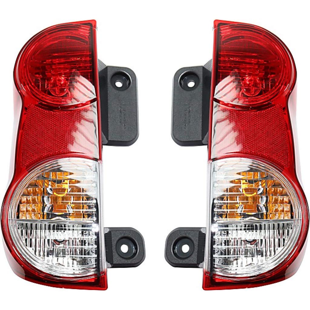Nissan NV200 Tail Light Assembly 2013-2021 - CAPA Certified Left & Right Side with Bulbs (Part# NI2800201 NI2801201) | Perfect for Replacement & Car Upgrades | Durable & Weatherproof for Daily Driving & Night Safety