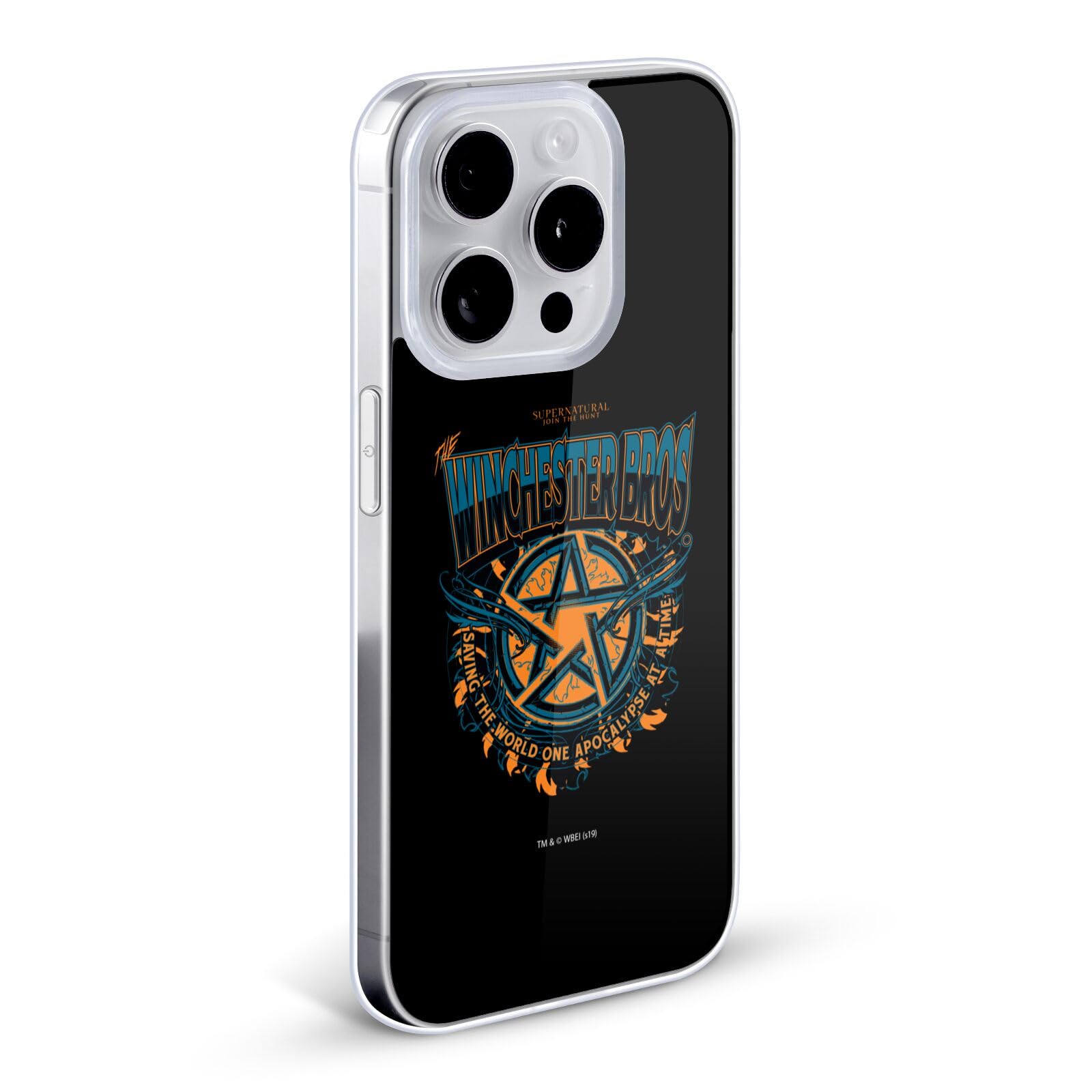 Officially Licensed Supernatural Apocalypse Graphic Soft Gel Phone Case for Apple iPhone 13 Pro Max - Durable Protection with Stylish Design for Fans, Daily Use & Travel