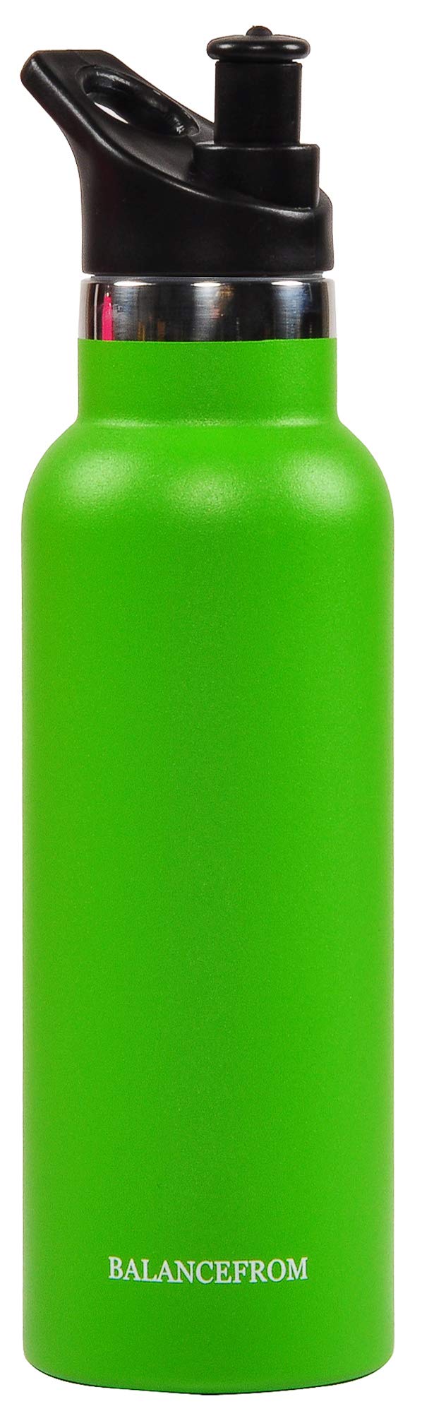Signature Fitness Double-Wall Vacuum Insulated Stainless Steel Water Bottle - 3 Lids, 20oz/32oz, Leakproof & Sweatproof, BPA-Free (Multiple Colors) - Perfect for Gym, Hiking, Office & Outdoor Activities