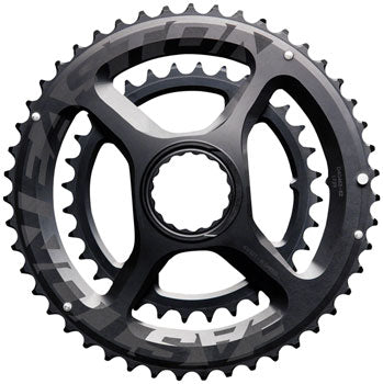Easton CINCH Spider and Chainring Assembly - 46/30t, 11 Speed, Black - Compatible with Road & Gravel Bikes - Perfect for Cyclists Seeking Smooth Gear Shifting