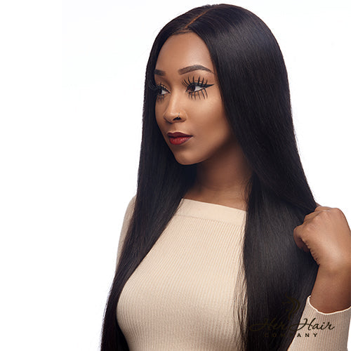 Premium Burmese Raw Straight Hair 1 Bundle - 100% Natural Human Hair Extensions for Styling & Volume - Perfect for Weaves, Wigs & Ponytails