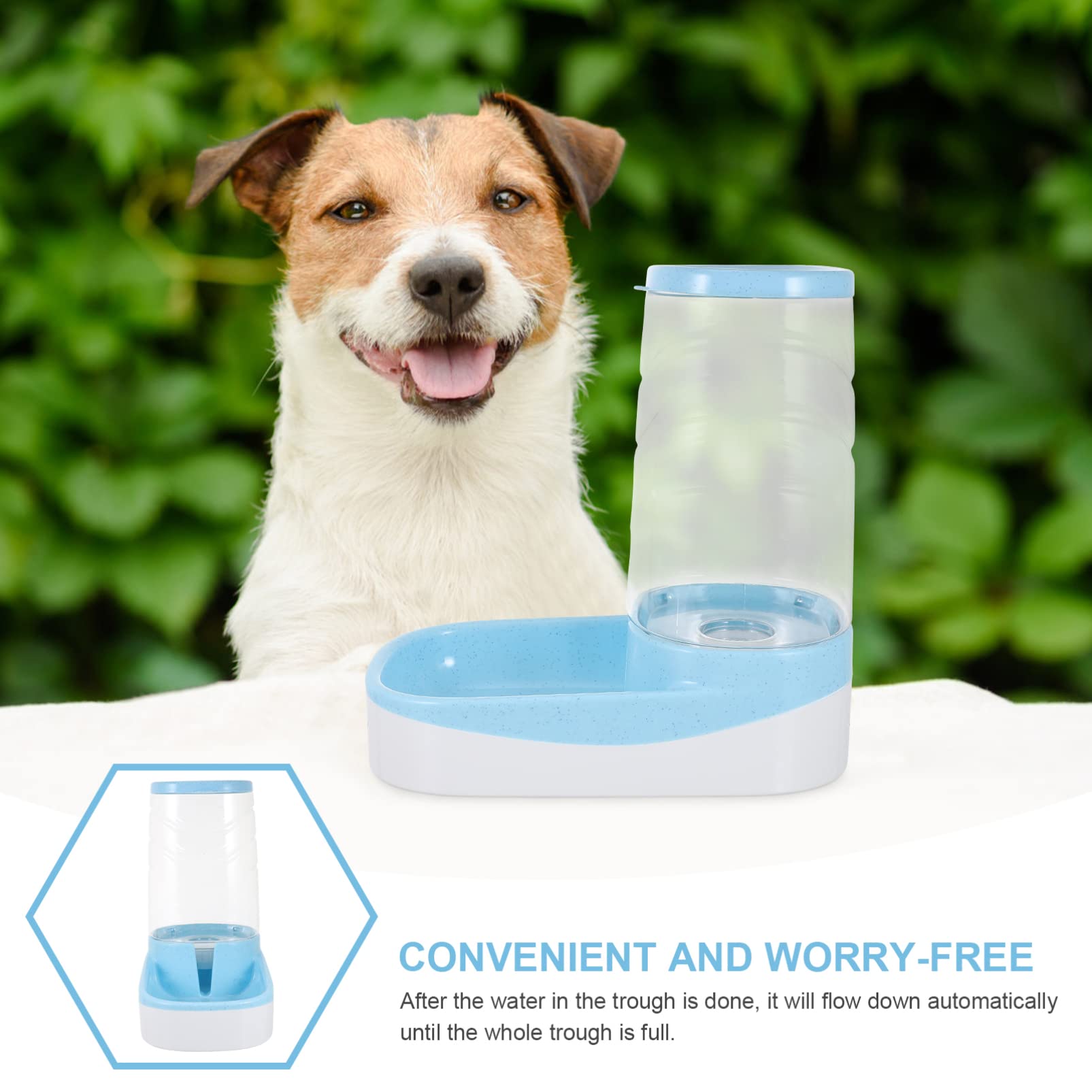 Automatic Pet Food and Water Dispenser - Smart Cat & Dog Feeder with Drinking Fountain, Perfect for Small Pets - Ideal for Home, Office, or Travel Use