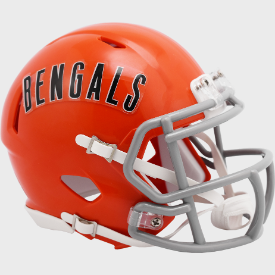 Vintage Cincinnati Bengals 1968-1979 Riddell Mini Speed Throwback Helmet - Authentic NFL Collectible for Fans & Memorabilia Display