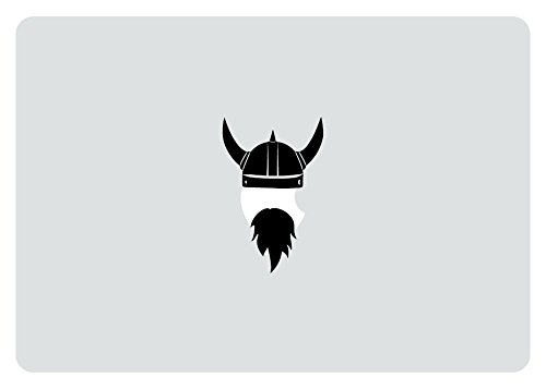 Viking Helmet Vinyl Decal Skin Sticker for Apple MacBook Pro 15-inch Retina Laptop - Protective Cover for School, Office & Gaming Laptop Accessories