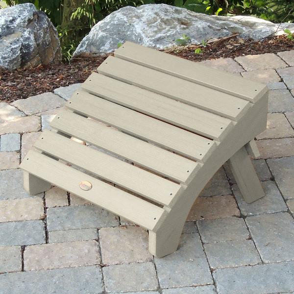 Premium Outdoor Folding Adirondack Ottoman - Waterproof Patio Footrest & Garden Lounge Chair Accessory for Deck, Poolside & Backyard Relaxation