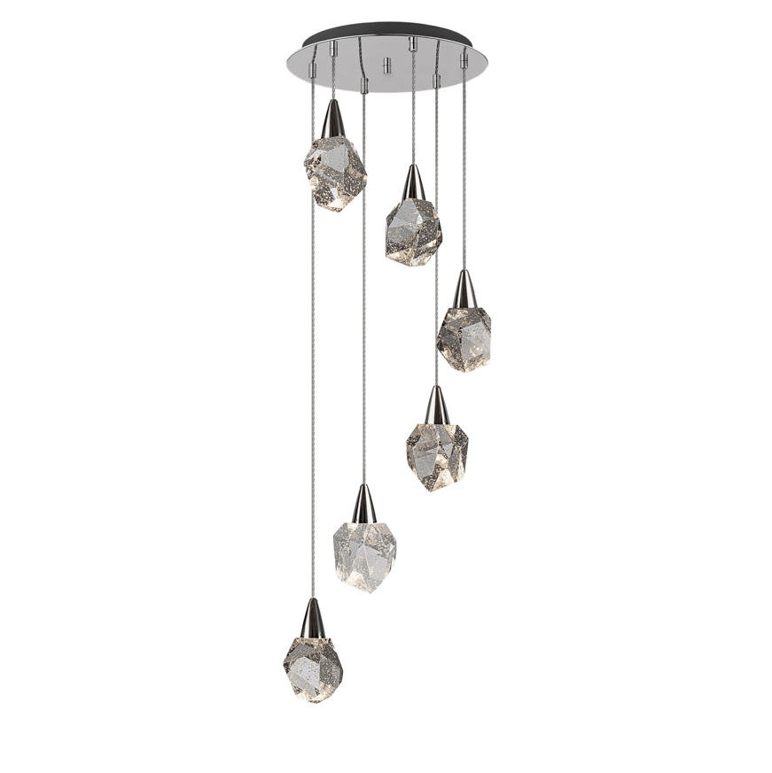 Aquaria LED Table Lamp 6L - Modern Matt Gold & Chrome Finish for Bedroom, Living Room, or Office Decor