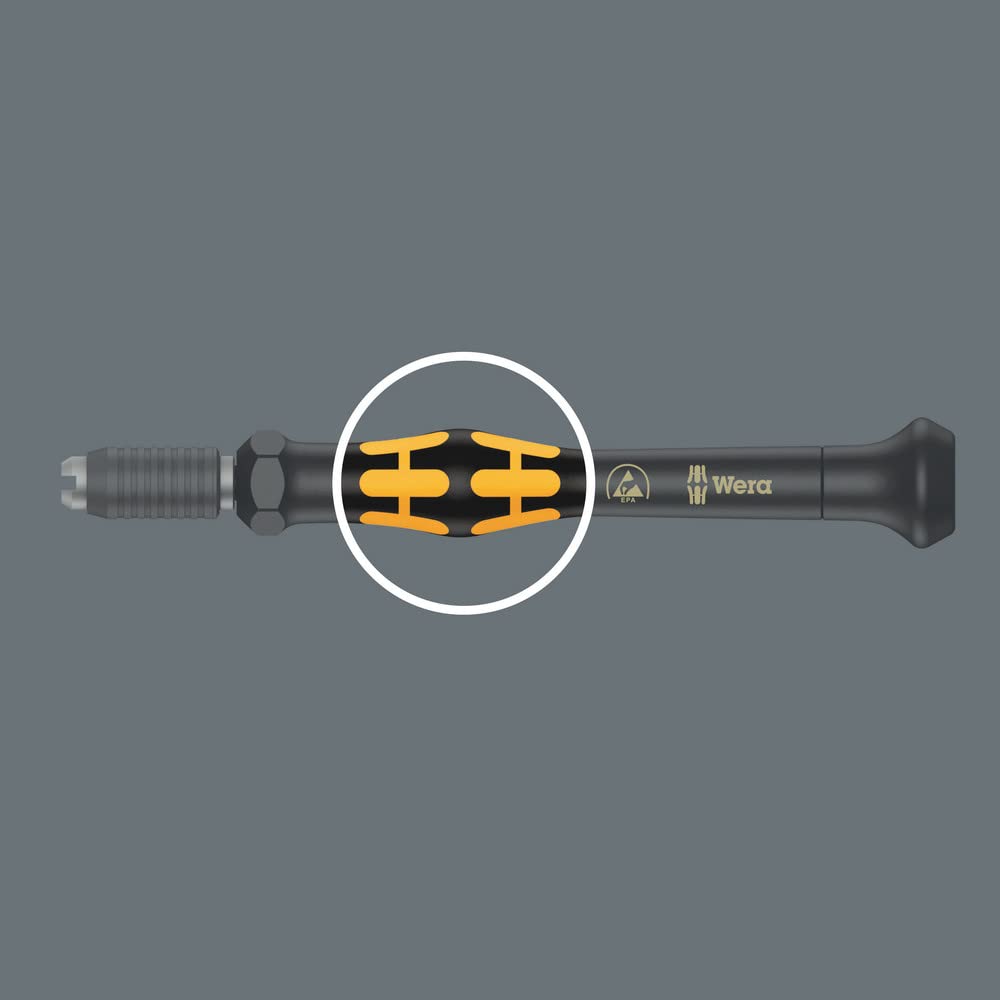 KRAFTFORM Micro-Set ESD/11 SB BIT Set Handle - Precision Screwdriver Kit for Electronics Repair, Anti-Static Tools for Phones, Laptops & Small Appliances - Perfect for DIY, Technicians & Home Use