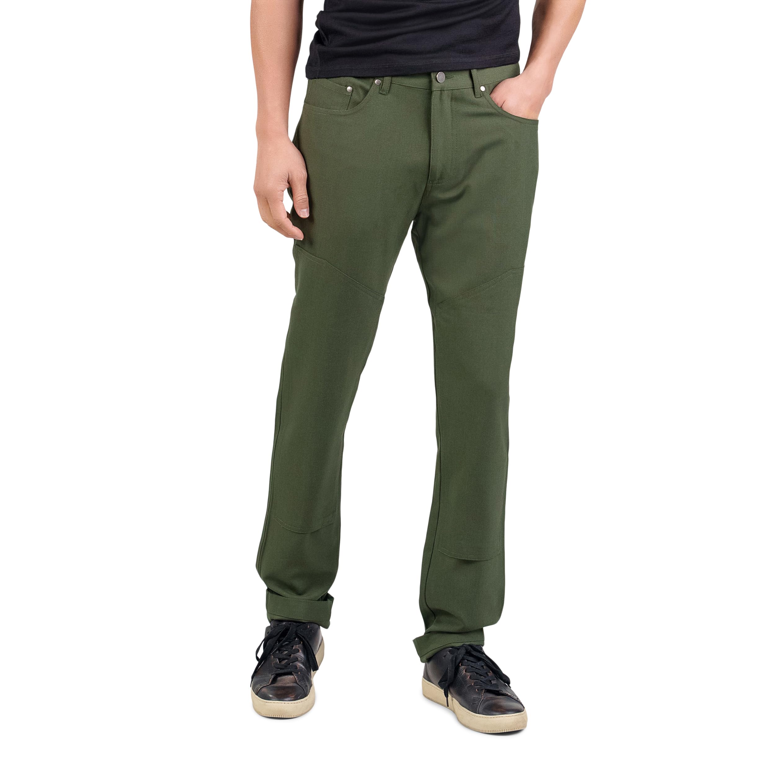 Men's Merino Wool Longhaul Travel Pants - Natural Stretch, Odor Resistant, Breathable Hiking & Outdoor Adventure Pants | Seattle Designed for Comfort & Durability
