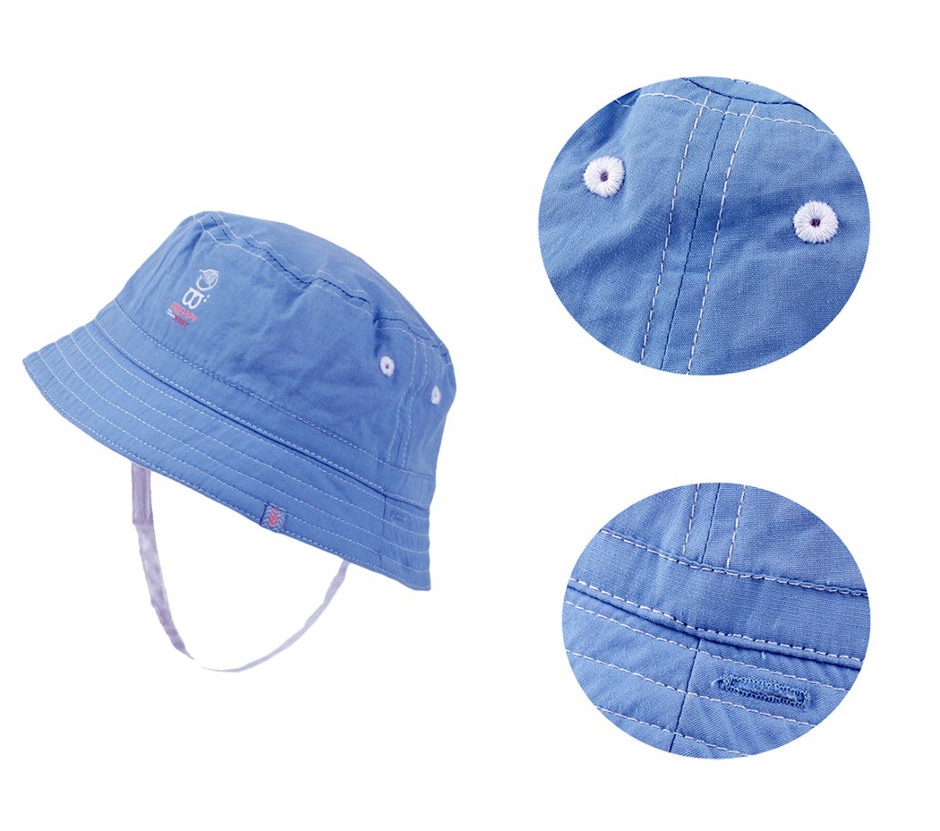 XIAOYU 2 in 1 Double-Sided Unisex Baby Sun Hat for Boys & Girls - UV Protection Infant & Toddler Summer Hat for Outdoor Play, Beach, Park, and Travel