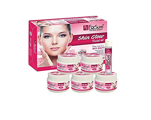 ForSure Skin Glow Facial Kit - Deep Cleansing & Hydrating Treatment for Oily, Dry & All Skin Types (300g) | At-Home Spa Day & Self-Care Routine Essential