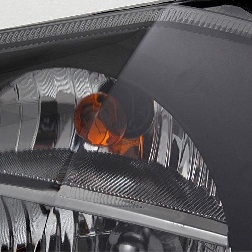 AKKON Replacement Black Smoke Headlights for Dodge Magnum - Driver & Passenger Side Headlamp Pair (OE Style) - Perfect for Night Driving & Car Customization