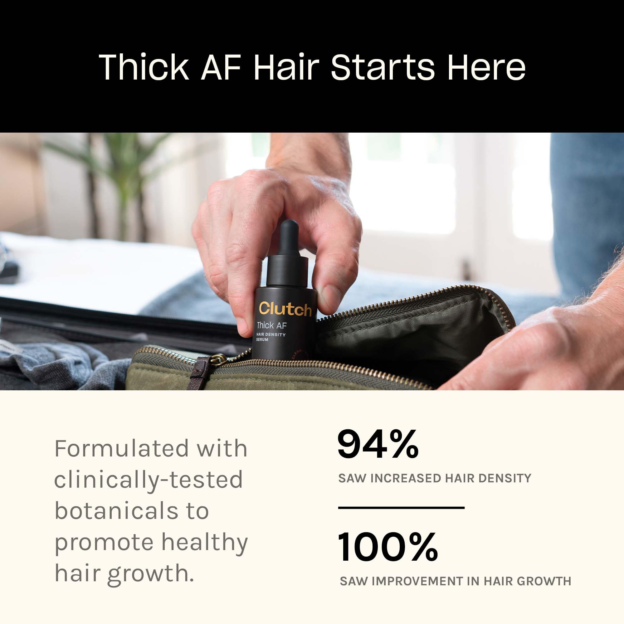 Advanced Hair Density Serum for Thicker & Fuller Hair - Safe & Effective Hair Loss Treatment (1 fl oz) - Perfect for Daily Use & Styling