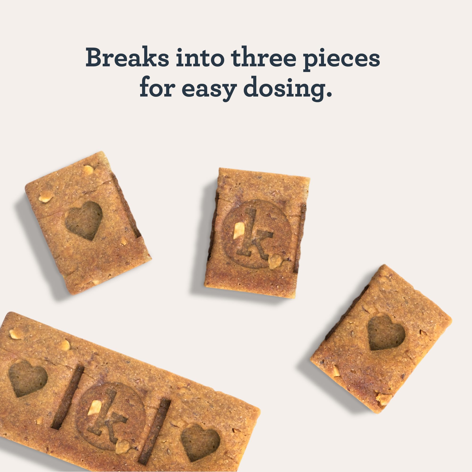 Kradle Bliss Bar Dog Calming Chews - Soft Bake Stress Relief Treats for Anxious Dogs - Human Grade Peanut Butter Bacon Flavor Calming Supplements with Chamomile & L-Tryptophan (6 Pack) - Perfect for Travel, Vet Visits & Fireworks Anxiety Relief