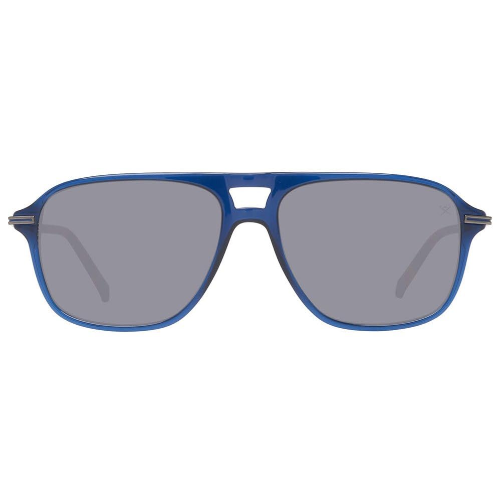 HSB86568356 Polarized Fashion Sunglasses for Men - Hackett Blue Frame UV Protection - Perfect for Driving, Beach & Outdoor Activities