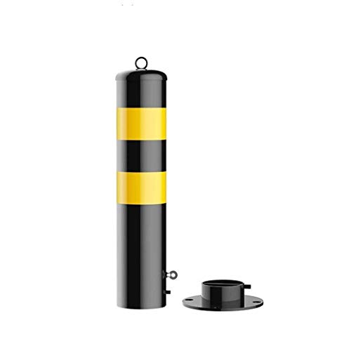 Heavy Duty Parking Bollard - 13x13x50cm Anti-Crash Barrier Post with Lock & Key for Driveway, Garage & Parking Lot Security | Durable Car Blocking Bollard for Vehicle Protection & Traffic Control