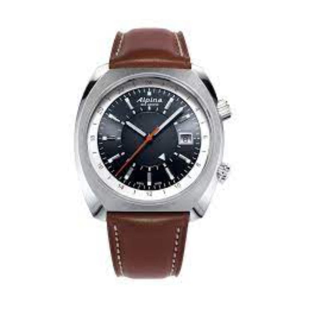 ALPINA STARTIMER PILOT HERITAGE AL 555DGS4H6 Men's Automatic Watch - Swiss Made Chronograph for Aviation Enthusiasts & Business Professionals