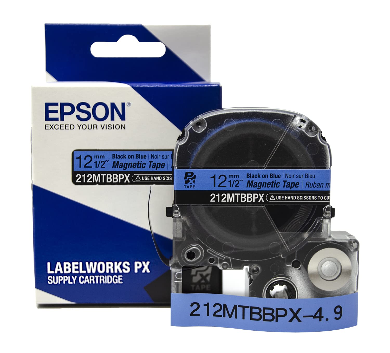 LABELWORKS LW-PX350 Professional Industrial Label Maker Kit with 4-Color Magnet Tape Bundle - 1/2