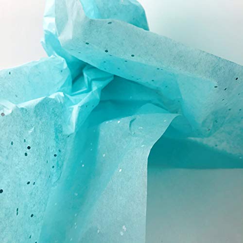 Silver Glitter on AQUAMARINE