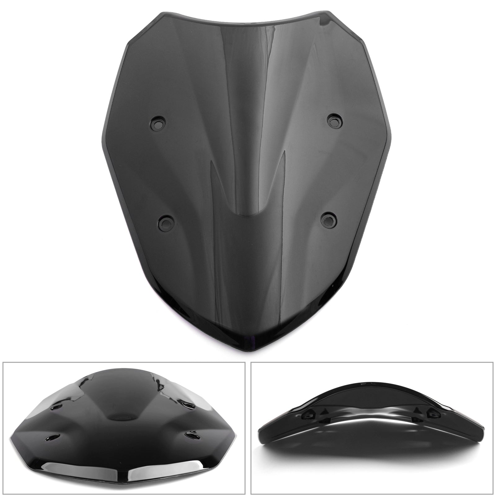 BMW S1000XR Motorcycle ABS Windscreen Windshield (2014-2019) - Universal Fit, Durable Protection for All-Weather Riding - Perfect for Highway Cruising & Long-Distance Tours