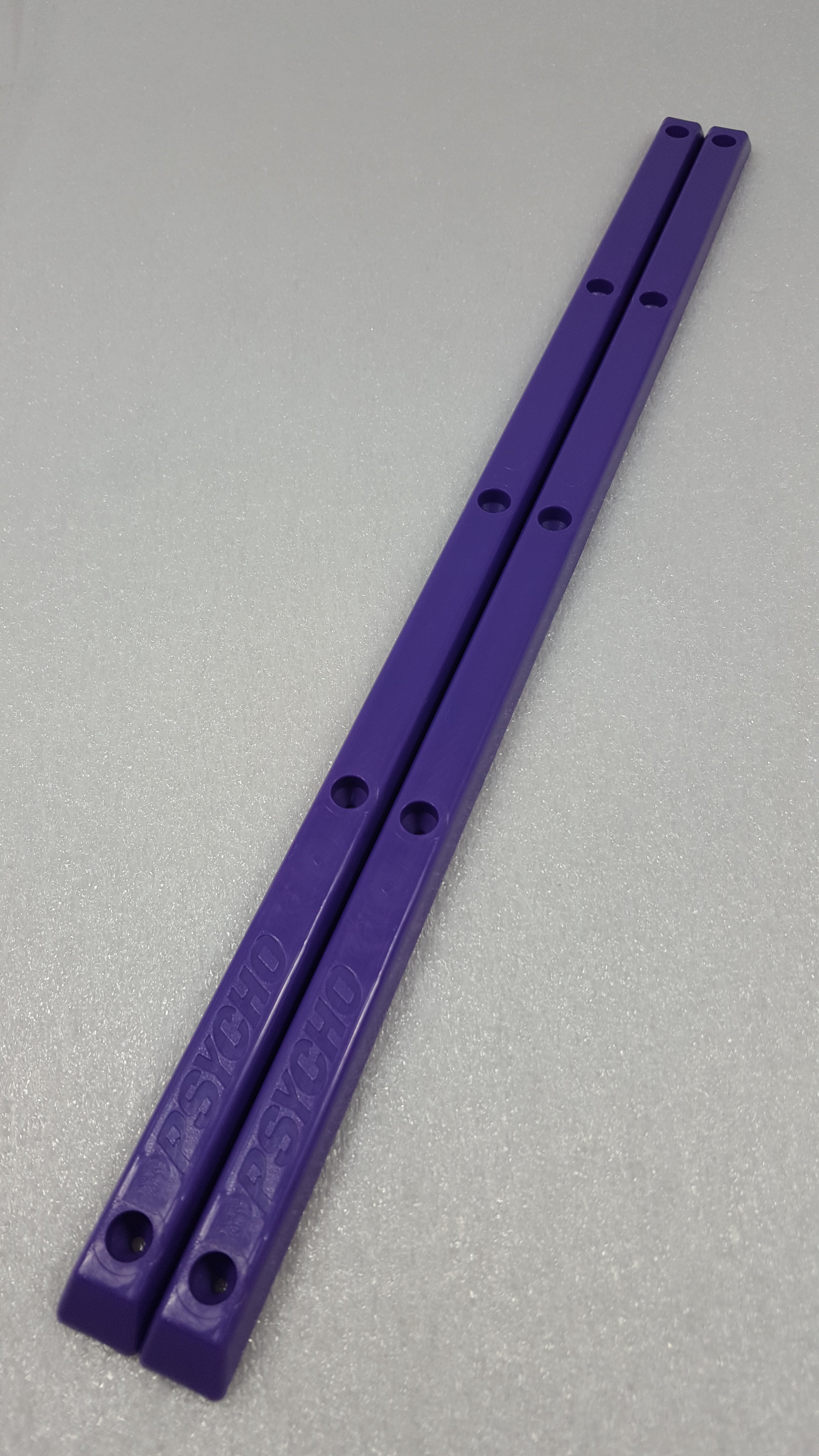 Psycho Skateboard Rails Set - Purple | Durable Grind Rails for Skateboard Tricks & Street Skating