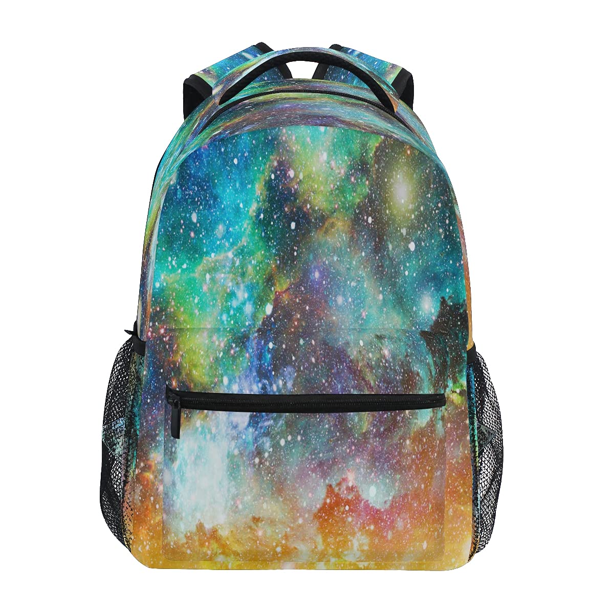 ATTX Stylish Space Planet Galaxy Nebula Backpack - Water Resistant Unisex Daypack for Women, Men, Teens - Perfect for School, Travel & Outdoor Adventures