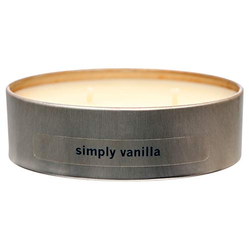 Colonial Candle Simply Vanilla Scented Travel Tin Candles - 6 Pack Bulk Wholesale | Home Decor, Relaxation, Gifts, Wedding Favors & Party Supplies