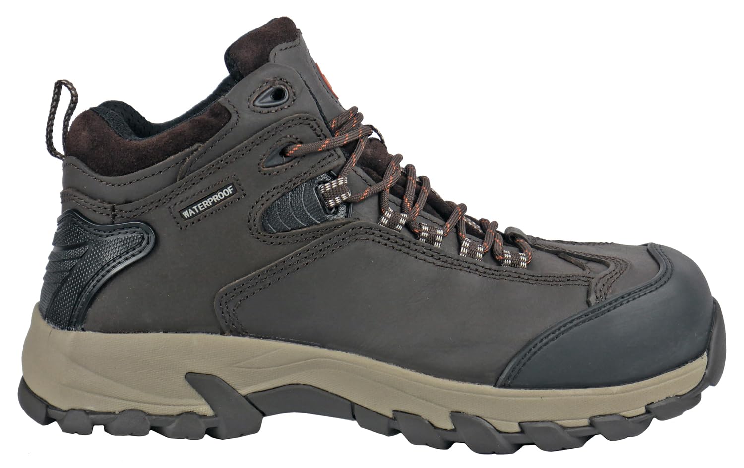 HOSS Boots Men's Frontier Composite Toe Hiking & Work Safety Shoes - Durable Outdoor Hiking, Construction & Casual Wear